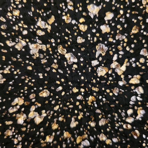 Silver and Gold glam plus size mini maternity dress by Pink Blush size 3X - Picture 3 of 6